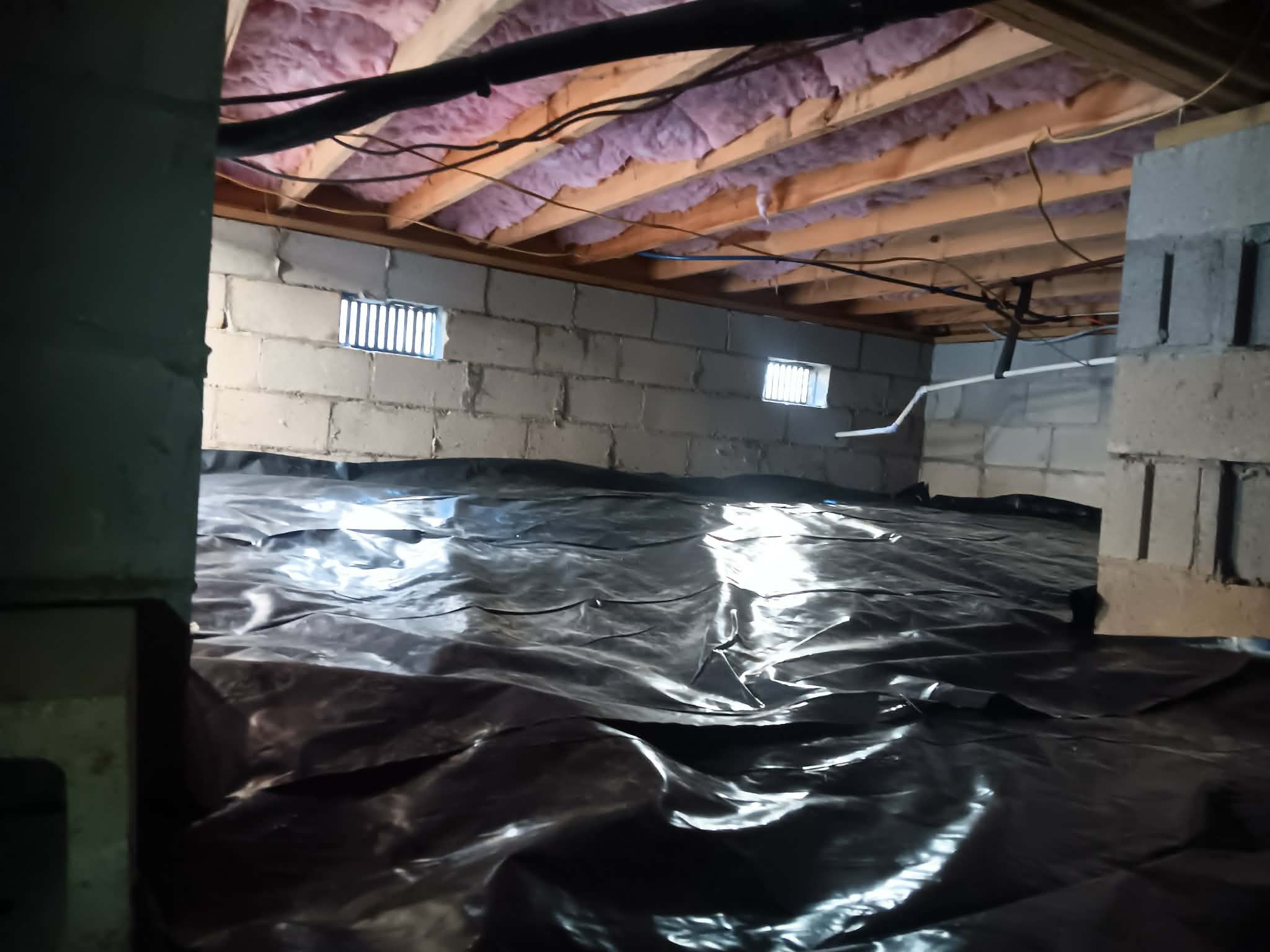 Crawlspace insulation